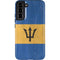 Barbados Flag Distressed Galaxy S22 Plus Pro Case